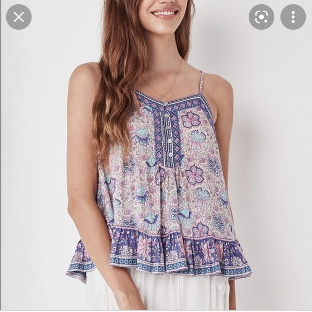 NWT Spell & The Gypsy Poinciana Cami